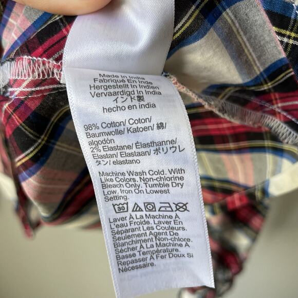 J. Crew Factory Cotton-blend poplin ruffleneck top Womens Size Small - Picture 10 of 11